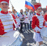 Перед москвичами выступили «небесные барабанщицы» Фото: Владимир ВЕЛЕНГУРИН - Комсомольская Правда