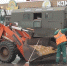 В Новомосковске огромную яму на одной из центральных улиц заложили льдом, песком и кирпичами - ИА Тульские новости