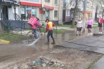 Уборка в городе