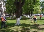 Уборка в городе