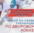 Федерация хоккея Тульской области приглашает на бесплатные занятия дворовые команды - Министерство спорта