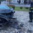 Автомобиль влетел в стелу на площади 50-й Армии в Туле - ГТРК