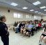 В рамках проведения социальной кампании \"С СИМ- БЕЗОПАСНО КОЛЕСИМ\" инспектор по пропаганде безопасности дорожного движения Госавтоинспекции г. Новомосковска Юлия Еленчук встретилась со студентами Юридического полицейского колледжа. - ГИБДД