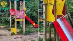 В Богородицком районе плохо содержали 3 детские площадки