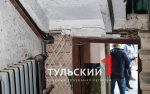В Туле из-за неоконченного ремонта системы отопления разрушается дом