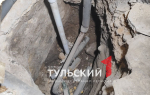 В Туле из-за неоконченного ремонта системы отопления разрушается дом
