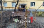 В Туле из-за неоконченного ремонта системы отопления разрушается дом