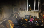 В Новомосковске в ночном пожаре в девятиэтажке погиб мужчина