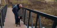 В Ясногорском районе построили новый пешеходный мост - ТК Первый Тульский