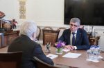 Дмитрий Миляев и глава Центросоюза Дмитрий Зубов обсудили развитие кооперации