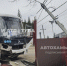 В тульском поселке Комарки пассажирский автобус снес забор и фонарный столб - ИА Тульская служба новостей