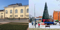 В Алексине и Ефремове начался монтаж новогодних елок - ИА Тульская служба новостей