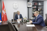 Дмитрий Миляев провел рабочую встречу с председателем Тульской Федерации профсоюзов Сергеем Судницыным
