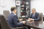 Дмитрий Миляев провел встречу с руководителем Роскачества Максимом Протасовым