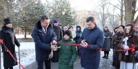 В Новомосковске открыли обновленный Пушкинский сквер - ИА Тульская служба новостей