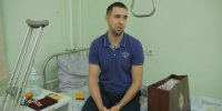 В Ваныкинской больнице участнику СВО вручили медаль «Доблесть и Слава» - ТК Первый Тульский