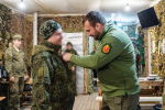 Тульским военнослужащим на передовой вручили медали «Доблесть и Слава»