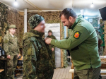 Тульским военнослужащим на передовой вручили медали «Доблесть и Слава»
