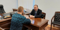 Сергей Галкин встретился с участником СВО - Единая Россия