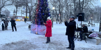 Дарья Герасимова приняла участие в открытии елки - Городская Дума