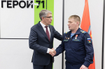 Дмитрий Миляев – военнослужащим: «На ваших примерах мы будем воспитывать подрастающее поколение»