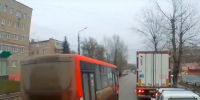 На Одоевском шоссе водитель автобуса легко промчал по встречке - Myslo.Ru