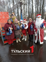 Деды Морозы устроили флешмоб в Комсомольском парке Тулы