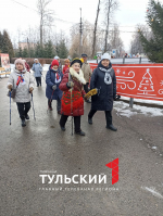 Деды Морозы устроили флешмоб в Комсомольском парке Тулы