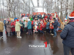 Деды Морозы устроили флешмоб в Комсомольском парке Тулы