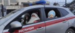 Семьи тульских росгвардейцев приняли участие в съемках новогоднего видеоклипа