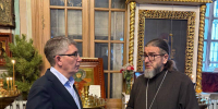 Дмитрий Миляев посетил Собор Успения Пресвятой Богородицы в Алексине - ТК Первый Тульский