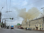 Движение в сторону Заречья перекрыли из-за пожара на улице Советской в Туле