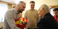 Депутаты навестили участника Великой Отечественной войны Василия Марковича Мирошниченко - Городская Дума