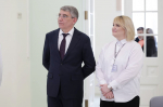 Дмитрий Миляев посетил отремонтированную школу в историческом здании в центре Тулы