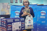 Ирина Рублевская передала книги семье участника СВО и бойцам в военных госпиталях