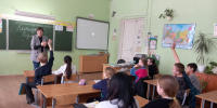 Светлана Тягунова провела киноурок в Щеркино - Единая Россия