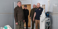 Военный госпиталь в Курске посетил Дмитрий Миляев - Молодой коммунар