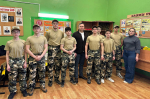 ДМИТРИЙ АНДРОСОВ ВСТРЕТИЛСЯ С ВОСПИТАННИКАМИ ВОЕННО-ПАТРИОТИЧЕСКОГО КЛУБА «ДРУЖИНА»