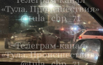 На Зеленстрое в Туле водитель иномарки въехал в три стоящих автомобиля
