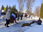 В Ефремове почтили память героев на митинге ко Дню защитника Отечества