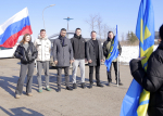 Тульские партийцы провели митинг - автопробег в честь защитников Родины