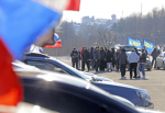 Тульские партийцы провели митинг - автопробег в честь защитников Родины
