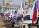 Тульские партийцы провели митинг - автопробег в честь защитников Родины