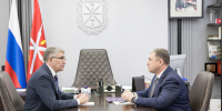 Губернатор Дмитрий Миляев провел встречу с Максимом Увайдовым - ИА Тульская пресса.Ru