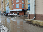«Море» преградило дорогу тулякам на улице Первомайской