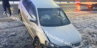 Водитель Volkswagen Polo не справился с управлением на трассе «М-2 Крым» в Тульской области - ИА Тульская служба новостей