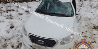 Водитель Datsun получила травмы после ДТП под Тулой - ИА Тульская пресса.Ru
