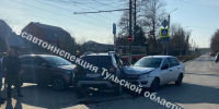 Тройное ДТП произошло в Пролетарском районе Тулы - Центр 71