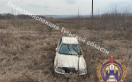 В Киреевском районе иномарка вылетела в кювет: три человека пострадали