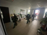 В Суворовском районе спасатели провели учения в психоневрологическом интернате.